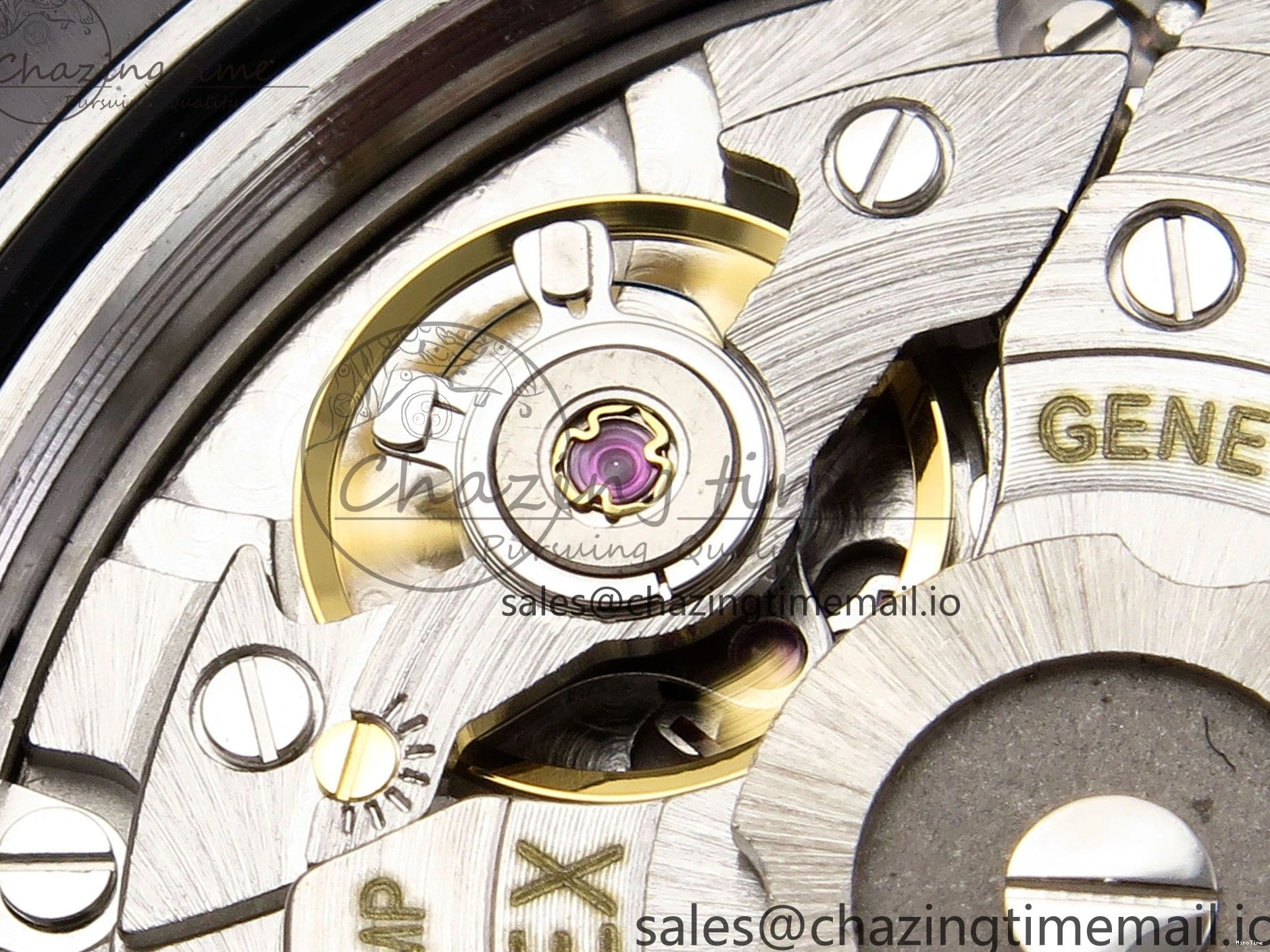 MiroTime 0131 GoodFit DateJust 41 126334 EWEF Best Edition Gray Dial Green Roman on Oyster Bracelet A 1054